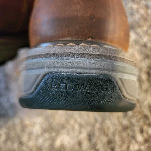Red Wing Nubuck Rio Flex Leather Western Steel Toe Waterproof Work Boots. EUC. - Picture 5 of 13